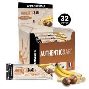 Overstims Authentic 65g Banana And Almond Energy Bars Box 32 Units Doré