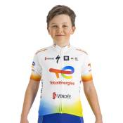 Sportful Total Energies Kids Short Sleeve Jersey Blanc 12 Years Homme