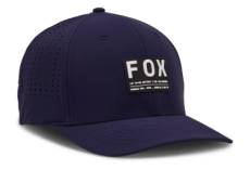 Casquette fox non stop tech flexfit bleu