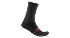 Chaussettes castelli re cycle thermale 18 noir