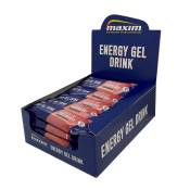 Maxim Drink Raspberry + Caffeine Energy Gels Box 25 Units Bleu