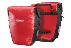 Paire de sacoches de porte bagages ortlieb back roller city 40l 2x20l rouge noir