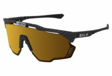 Scicon sports aeroshade kunken lunettes de soleil de performance sportive scnpp multimireur bronze compagnon de carbone