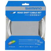 Shimano Optislik Cable And Case Kit Blanc
