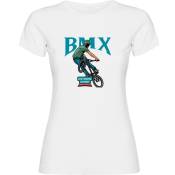Kruskis Bmx Extreme Short Sleeve T-shirt Blanc M Femme