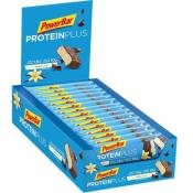 Powerbar Protein Plus Low Sugar 35g 30% Units Vanilla Energy Bars Box Bleu