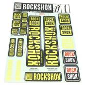 Rockshox Decal Kit 35 Mm Jaune