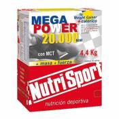 Nutrisport Megapower 4.4kg Vanilla Rouge,Blanc