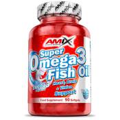 Amix Super Omega 3 Fish Oil 90 Units Neutral Flavour Tablets Rouge
