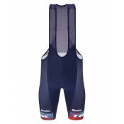 Santini Trek Factory Racing 2023 Bib Shorts Bleu XS Homme
