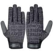 Stay Strong Sketch Long Gloves Noir L Homme