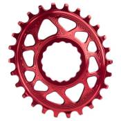 Absolute Black Oval Race Face Direct Mount 6 Mm Offset Chainring Rouge 34t