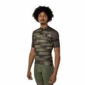 Agu Grainy Stripe Essential Short Sleeve Jersey Vert XL Homme