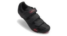 Chaussures route giro rev noir rouge
