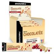 Overstims Cranberries 50g White Chocolate Energy Bars Box 28 Units Doré