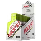 Amix Rock´s 32g 20 Units Lemon Energy Gels Box Blanc