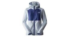 Veste polaire femme the north face homesafe full zip hoody gris violet
