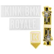 Kink Bmx Royale Decal Kit Doré