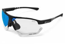 Scicon sports aerocomfort scn xt xl lunettes de soleil de performance sportive miroir bleu photochromique scnxt luminosite noire