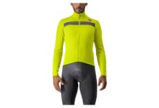 Maillot manches longues castelli puro 3 fz vert electric lime