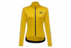Maillot manches longues femme gore wear progress thermo jaune