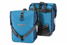 Paire de sacoches de porte bagages ortlieb sport roller plus 25l bleu dusk denim