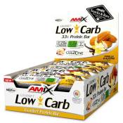 Amix Low Carb 33% 60g Protein Bars Box Vanilla&almond 15 Units Jaune