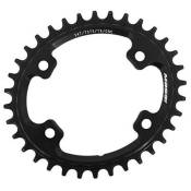 Massi Narrow Compatible Shimano Oval 96 Bcd Chainring Noir 34t