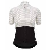 Santini Colore Riga Short Sleeve Jersey Blanc,Noir XL Femme