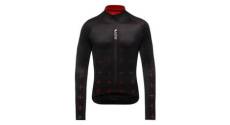 Maillot manches longues gore wear c5 thermo noir rouge