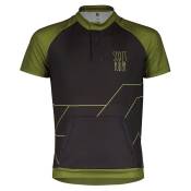 Scott Rc Team Short Sleeve Jersey Vert,Noir 116 cm Garçon