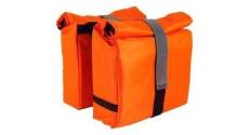 Paire sacoches beck roll fluo orange 34x12x33 30 litres 23 be 904