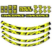 Race Face Turbine R Arc Offset 30 Sticker Jaune