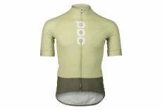 Maillot manches longues poc essential road logo vert