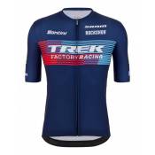 Santini Trek Factory Racing 2023 Short Sleeve Jersey Bleu XS Homme