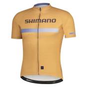 Shimano Logo Short Sleeve Jersey Jaune M Homme