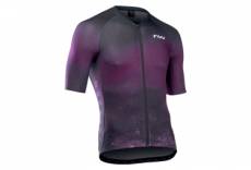 Maillot manches courtes northwave freedom plum violet