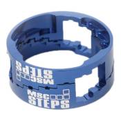 Msc Steps Aluminium Head Adjustable Spacers Pair Bleu 12-18 mm