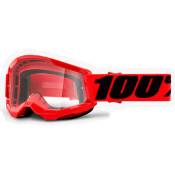100percent Strata 2 Youth Mask Rouge Red Mirror/CAT1