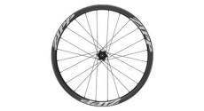 Roue arriere zipp 202 firecrest v2 tubeless disc 9 12x135 142mm corps campagnolo stickers blanc