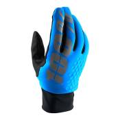 100percent Hydromatic Brisker Long Gloves Bleu,Noir S Homme