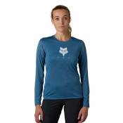 Fox Racing Mtb Ranger Trudri™ Long Sleeve T-shirt Bleu S Femme
