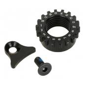 Fox 15 Mm Qr/kb Nut And Axle Support Noir