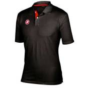 Castelli Race Day Short Sleeve Polo Shirt Noir L Homme