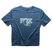 Fox Textured Sleeveless T-shirt Bleu M Femme
