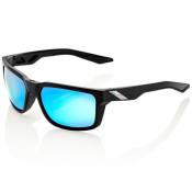 100percent Daze Mirror Sunglasses Noir Hiper Blue Multilayer Mirror/CAT3