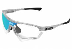 Scicon sports aerotech regular photochromic lunettes de soleil de performance sportive miroir bleu photochromique scnxt matt gele