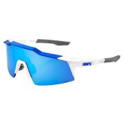 100percent Speedcraft Sl Sunglasses Blanc Hiper Blue Multilayer Mirror/CAT3
