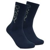 Oakley Apparel B1b 2.0 Half Socks 3 Pairs Bleu EU 39-42 Homme