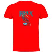 Kruskis Bmx Extreme Short Sleeve T-shirt Rouge S Homme
